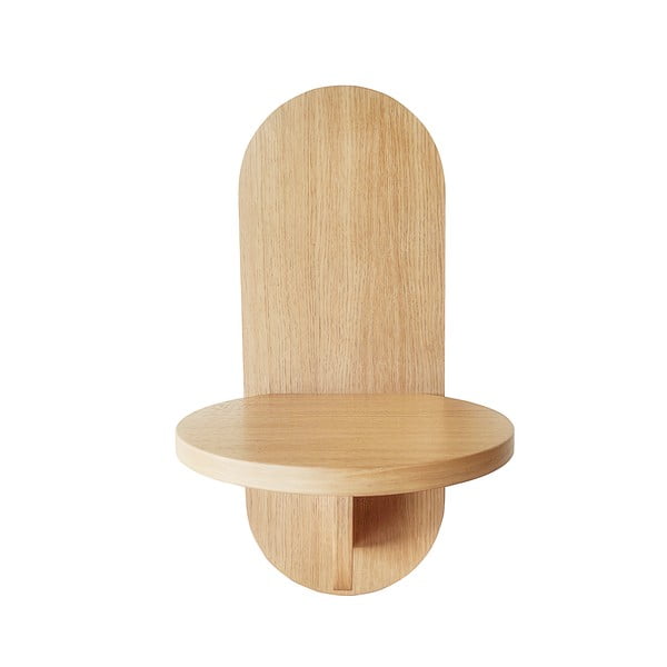 Polica v dekore duba v prírodnej farbe Soft - Woodman-image-3