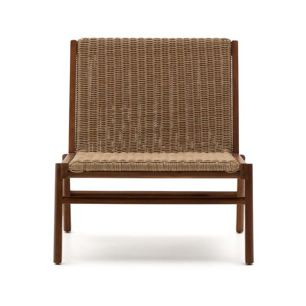 Drevené záhradné kreslo v prírodnej farbe Itani – Kave Home-image-4