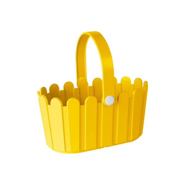 Kvetináč Landhaus Basket Yellow