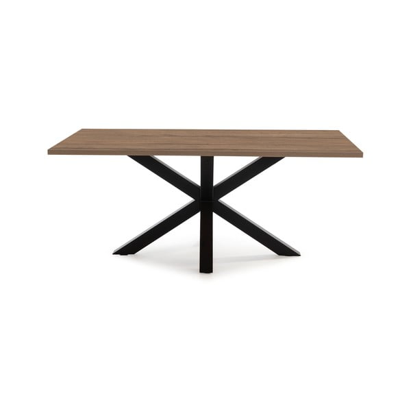 Jedálenský stôl s doskou v dekore orechového dreva 100x180 cm Comba - Marckeric