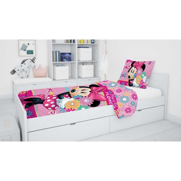Bavlnená detská obliečka na jednolôžko 140x200 cm Minnie – Jerry Fabrics-image-1