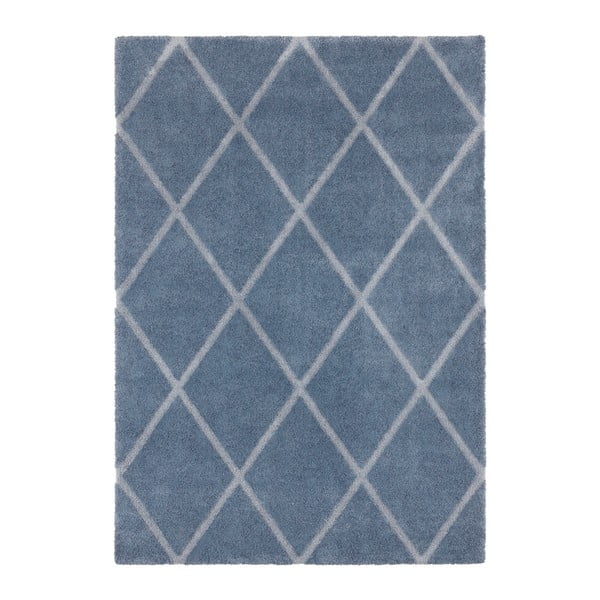 Modro-sivý koberec Elle Decoration Maniac Lunel, 160 x 230 cm