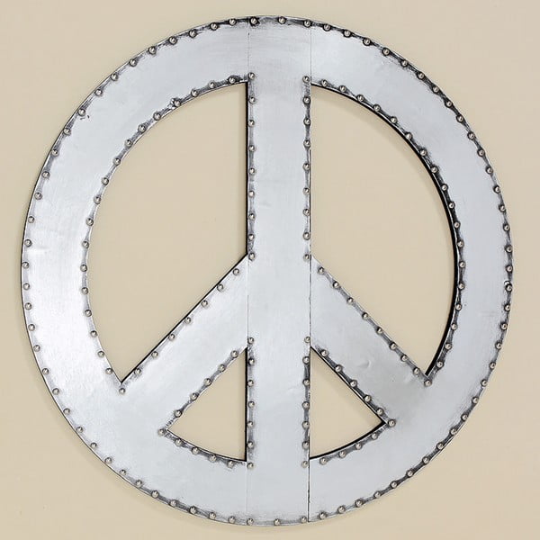 Nástenná dekorácia Peace, 71 cm
