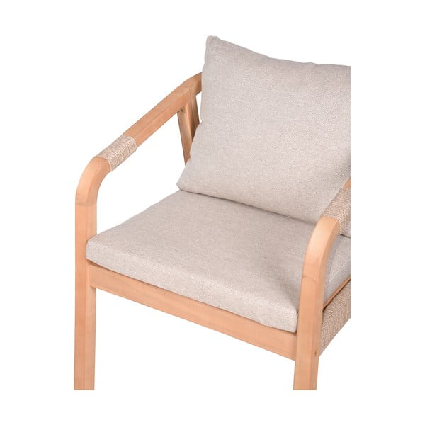 Drevené záhradné stoličky v súprave 2 ks v prírodnej farbe Bogota – Garden Pleasure-image-2