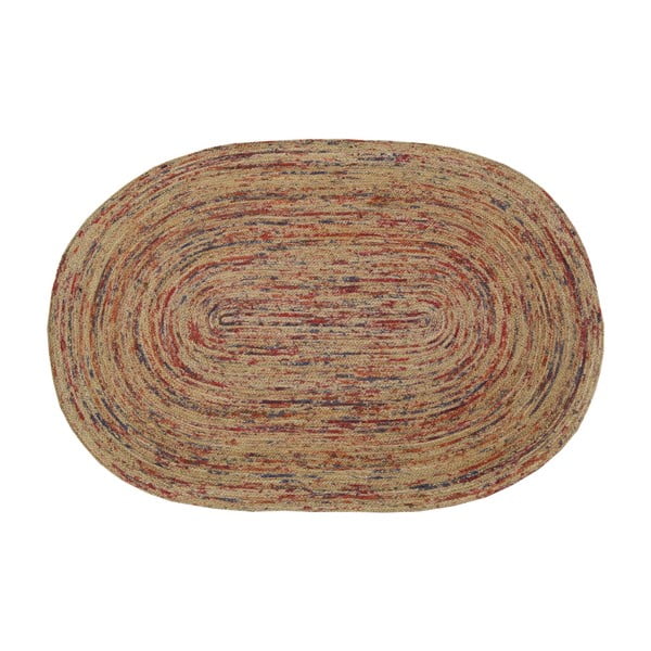 Ručne tkaný jutový koberec Bakero Roberta Emily, 90 × 160 cm