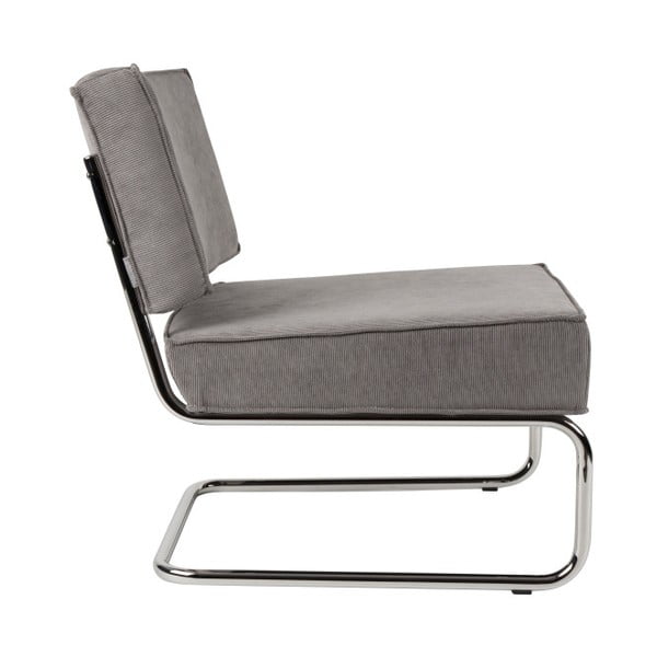 Svetlosivé kreslo Zuiver Rib-image-2