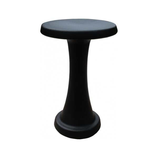Čierna stolička OneLeg, 40 cm