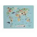 Podložka na stôl Little Nice Things World Map, 55 × 35 cm