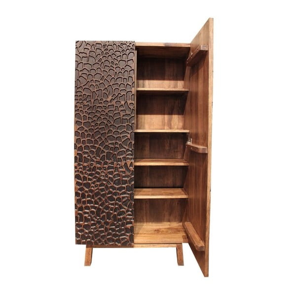 Dvojdverová šatníková skriňa z mangového dreva Støraa James-image-3