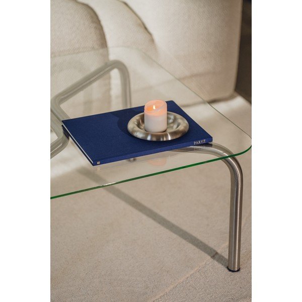 Konferenčný stolík so sklenenou doskou v striebornej farbe 60x80 cm Uku – noo.ma-image-3