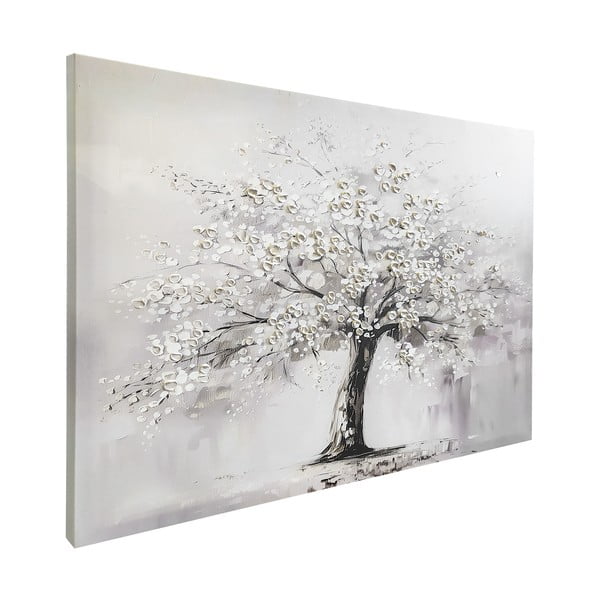 Obraz s ručne maľovanými prvkami 70x100 cm White Tree – Styler-image-3