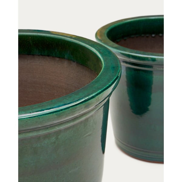 Kvetináče z terakoty v súprave 2 ks ø 47 cm Presili – Kave Home-image-3