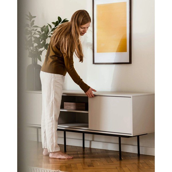 Sivobéžový TV stolík 189x61x42 cm Mod – noo.ma-image-3