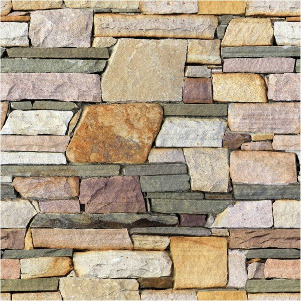 Dekoratívna samolepka na stenu Ambiance Esterel Stone, 40 × 40 cm-image-2