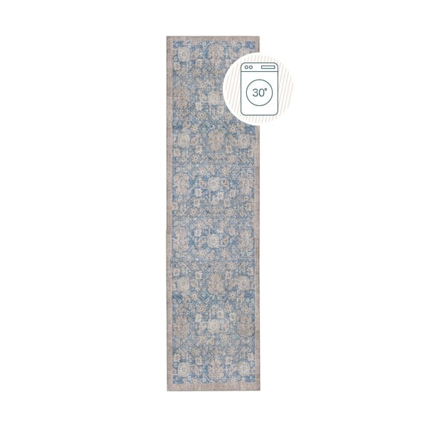 Modrý prateľný behúň 60x230 cm Orelia Global – Flair Rugs