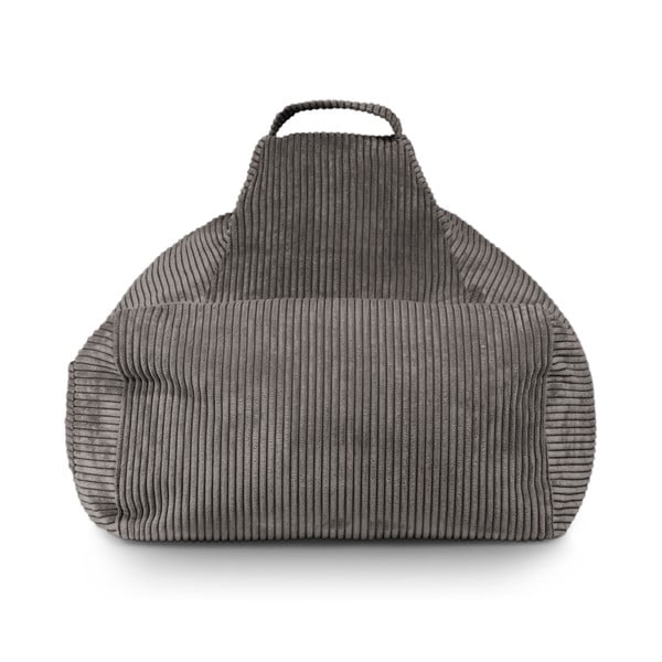 Menčestrový detský sedací vak v horčicovej farbe Game Amuse – SLOWDOWN-image-2