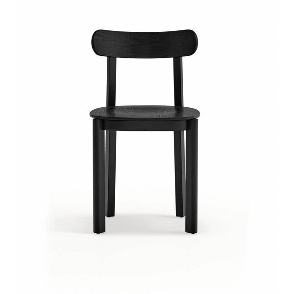 Čierna jedálenská stolička v dekore jaseňa Nara – Teulat-image-2