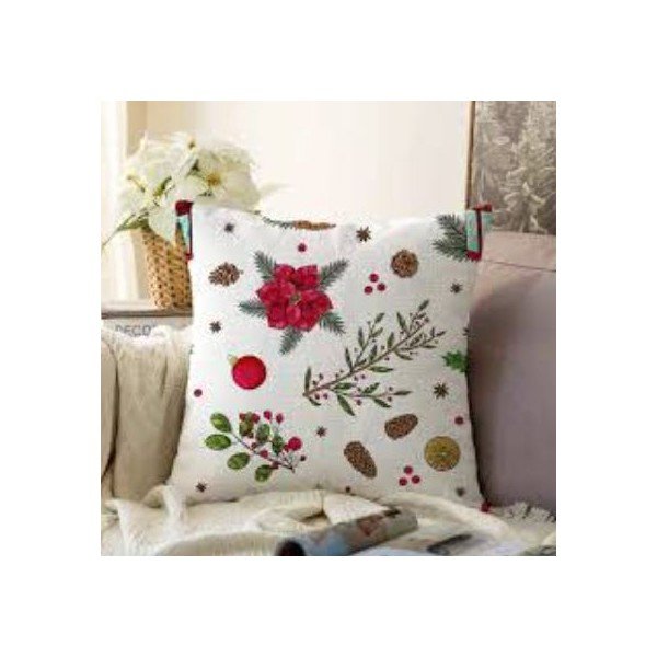 Obliečka na vankúš s vianočným motívom 43x43 cm Merry Christmas – Mila Home-image-1