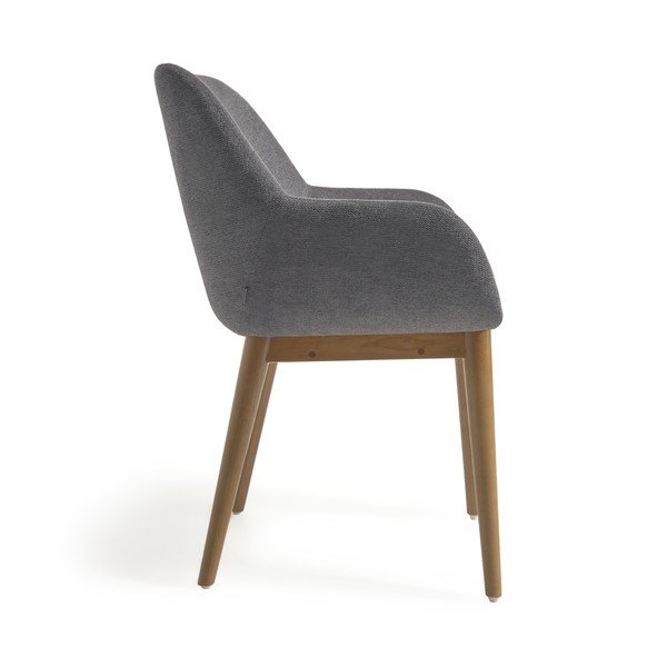 Tmavosivá jedálenská stolička Kave Home Konna-image-3