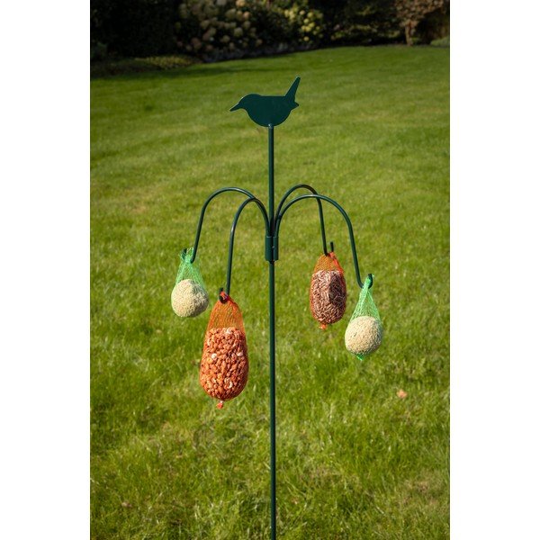 Tmavozelené kŕmidlo so zápichom Esschert Design, výška 148 cm-image-1