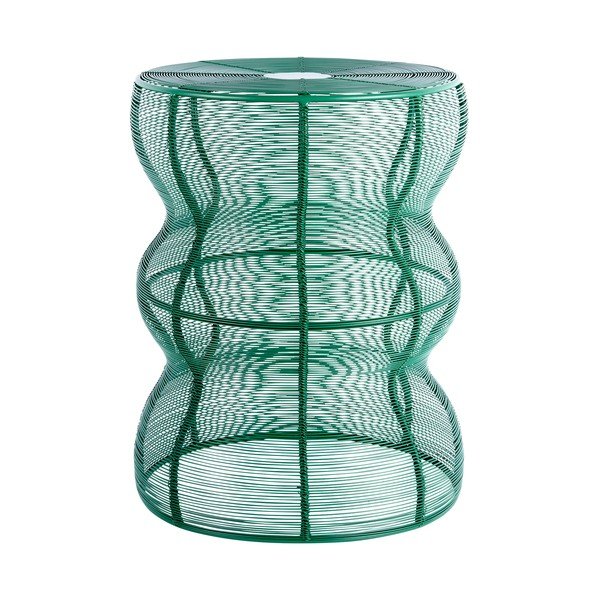 Kovový okrúhly odkladací stolík ø 30 cm Cuerda Onda – Leitmotiv