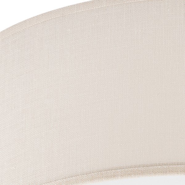 Krémovobiele stropné svietidlo s textilným tienidlom ø 35 cm Vivian – LAMKUR-image-4
