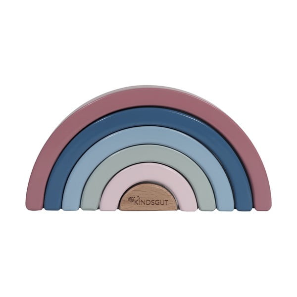 Drevená skladacia hračka Kindsgut Rainbow