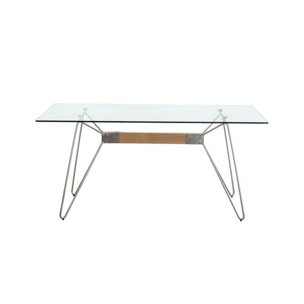 Jedálenský stôl s čiernymi nohami Marckeric Nicole, 160 x 90 cm-image-4