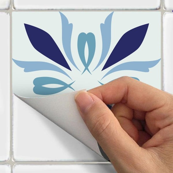 Sada 30 dekoratívnych samolepiek na stenu Ambiance Madeira, 15 x15 cm-image-1