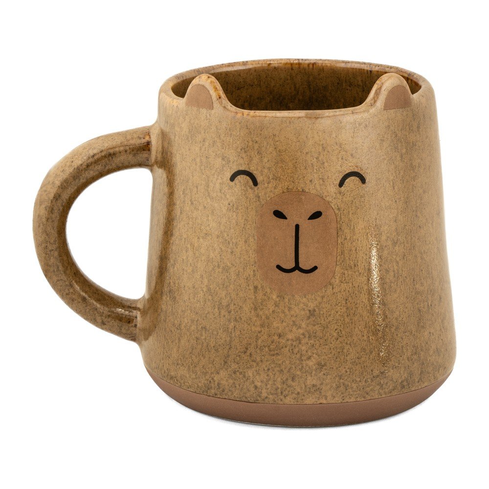 E-shop Svetlohnedý keramický hrnček 360 ml Mojave Capybara – Sass & Belle