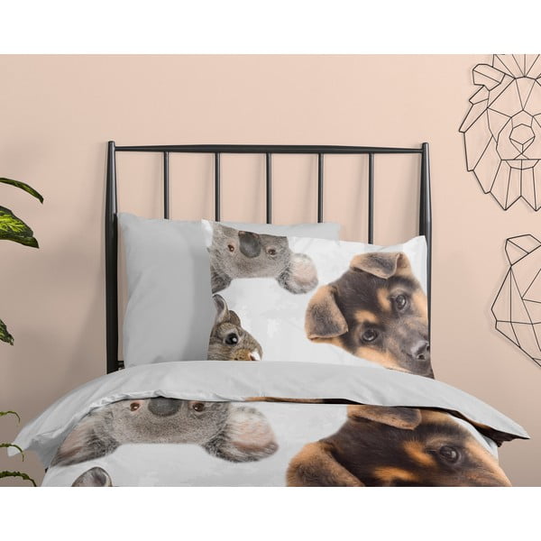 Bavlnené detské obliečky na jednolôžko/predĺžené 140x220 cm Semmie – Good Morning-image-2