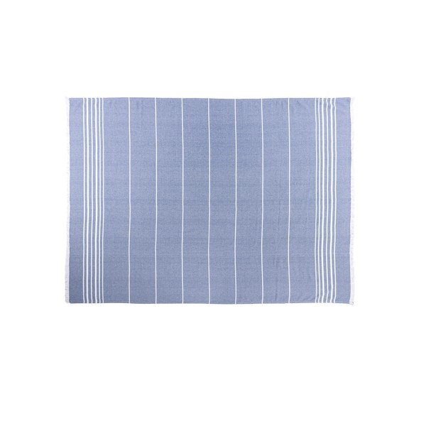 Modrá bavlnená deka 150x200 cm Solene – Tiseco Home Studio-image-2