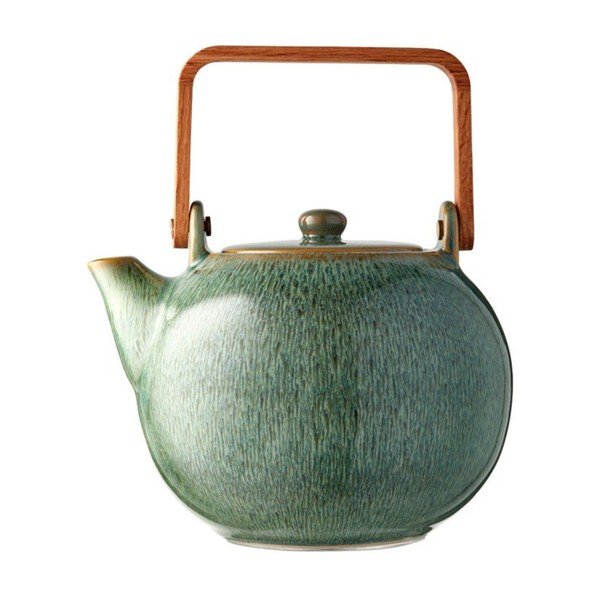 Zelená keramická kanvica na čaj so sitkom 1,2 l Gastro Green – Bitz