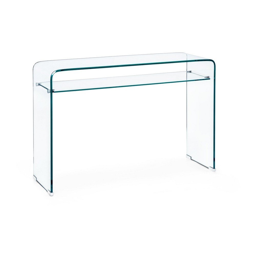 E-shop Sklenený konzolový stolík 35x110 cm Iride – Bizzotto