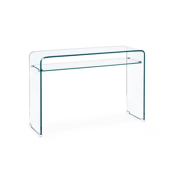 Sklenený konzolový stolík 35x110 cm Iride – Bizzotto