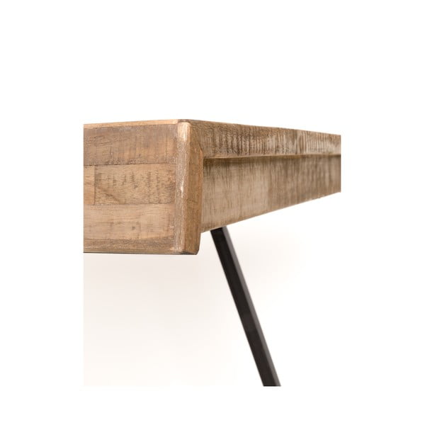 Jedálenský stôl z teakového dreva 100x220 cm Suri – White Label-image-3