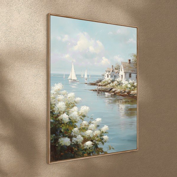 Tlačený obraz s rámom 60x80 cm Quiet Bay – Styler-image-2