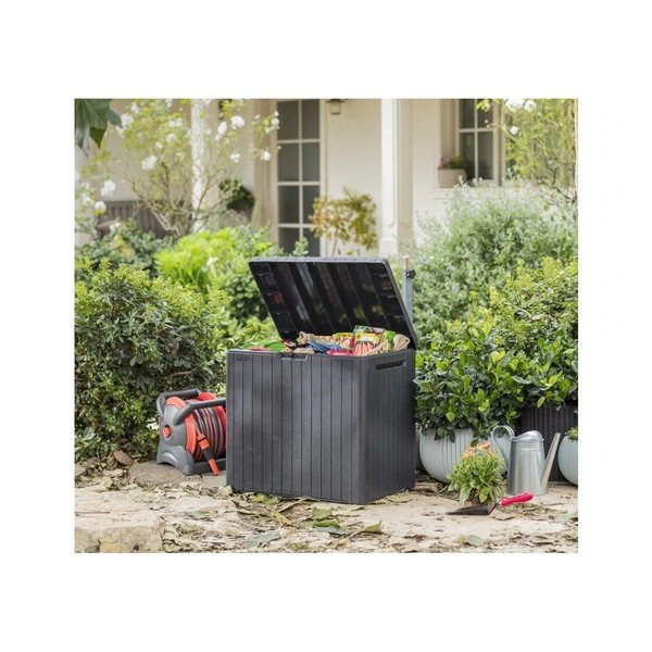 Sivý záhradný úložný box City – Keter-image-4