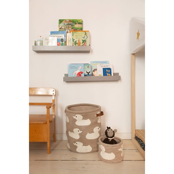 Béžový bavlnený organizér Kindsgut Duck, ø 16 cm-image-4
