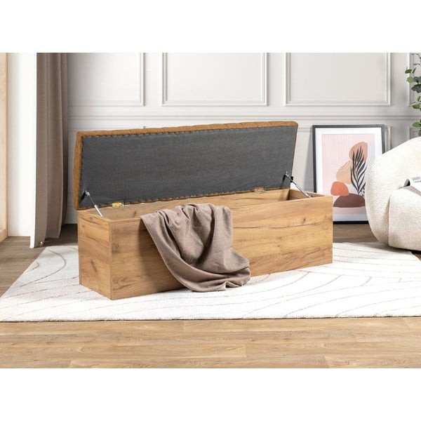 Lavica v oranžovej a prírodnej farbe Oceane – Bobochic Paris-image-4