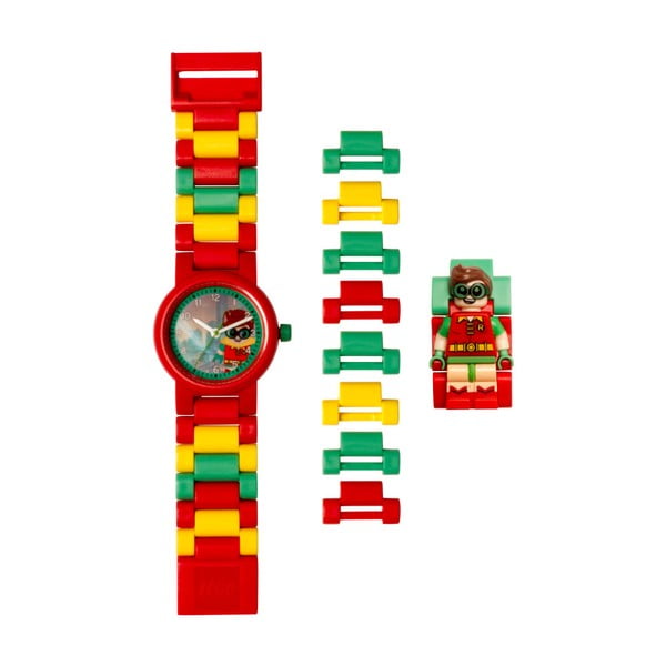 Detské hodinky s figúrkou LEGO® Batman Movie Robin