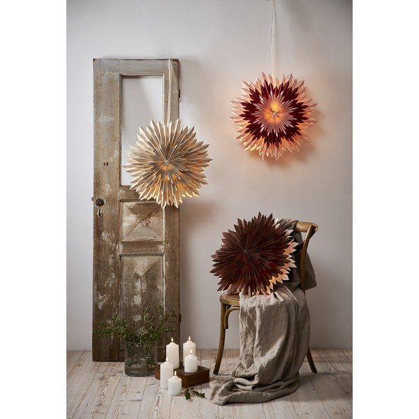 Ružová vianočná svetelná dekorácia Star Trading Ice, ø 60 cm-image-2