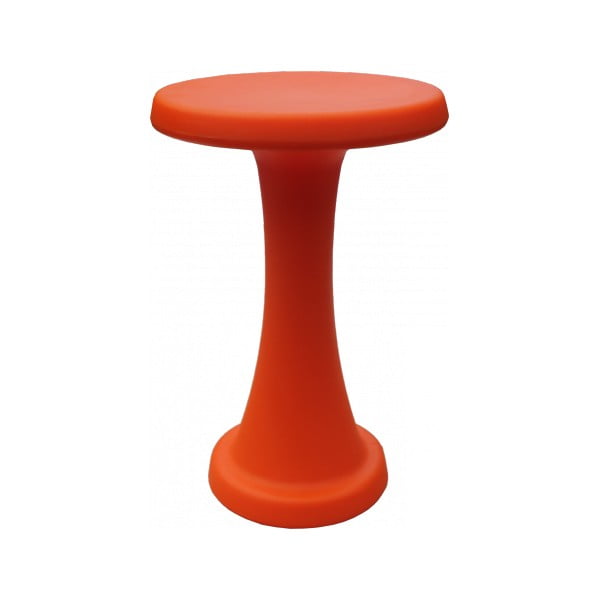 Oranžová stolička OneLeg, 40 cm