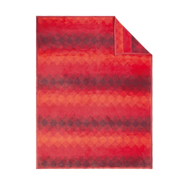 Deka Ombre, 150x200 cm, červená