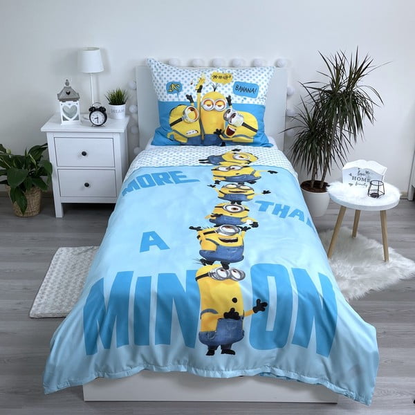 Detské obliečky na jednolôžko z mikrovlákna 140x200 cm Minions 2 - Jerry Fabrics-image-1
