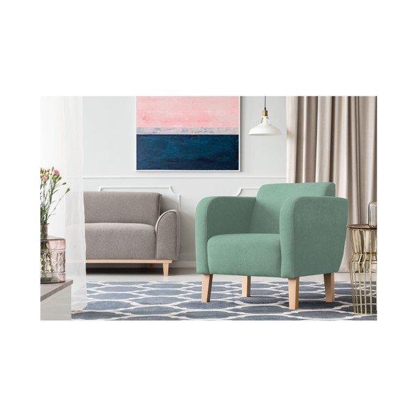 Mentolovozelené kreslo Kooko Home Swing-image-1