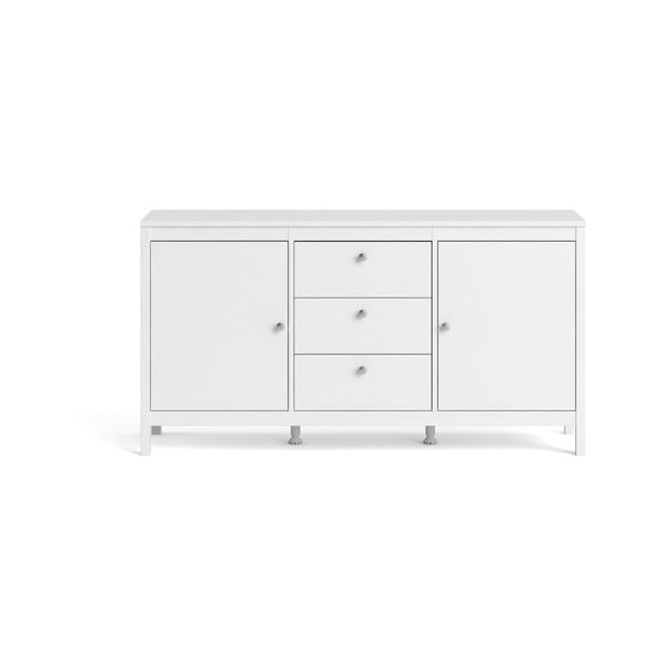 Biela nízka komoda 151x80 cm Madrid – Tvilum-image-2