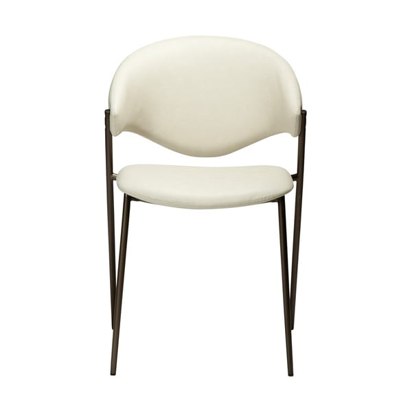 Slonovinová jedálenská stolička z imitácie kože Zone – DAN-FORM Denmark-image-1