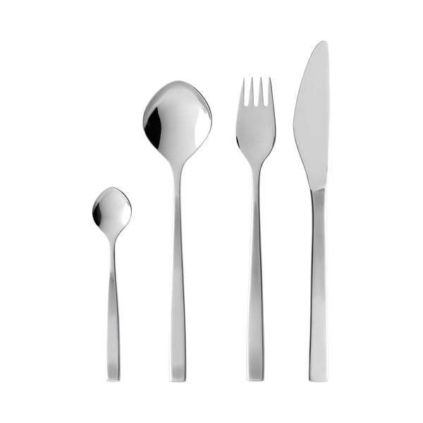 Antikoro príbor v striebornej farbe 16 ks Fuga – Gense