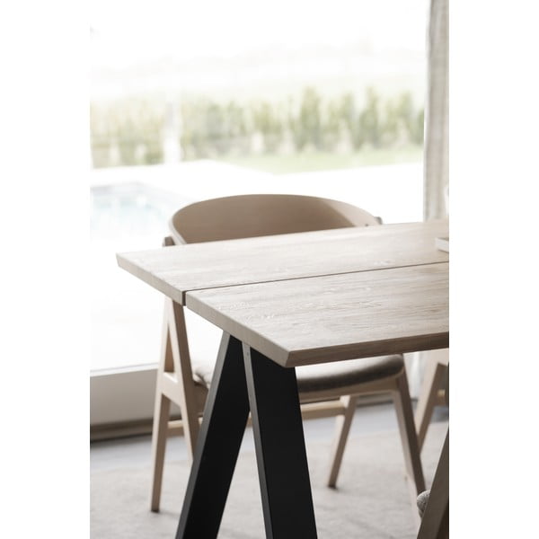 Rozkladací jedálenský stôl s doskou z dubového dreva 170x100 cm Carradale - Rowico-image-2